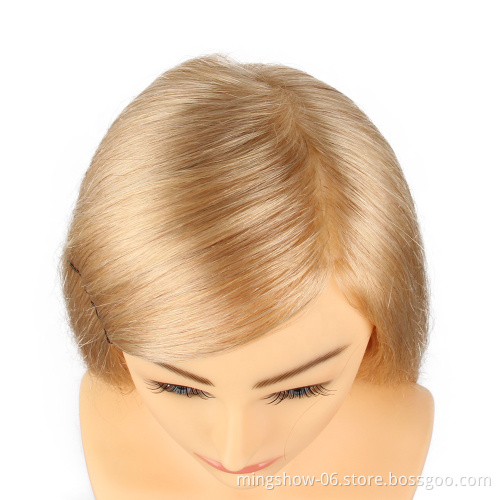 24" Mannequin Head 100% human Hair Blonde Hairdresser Training head